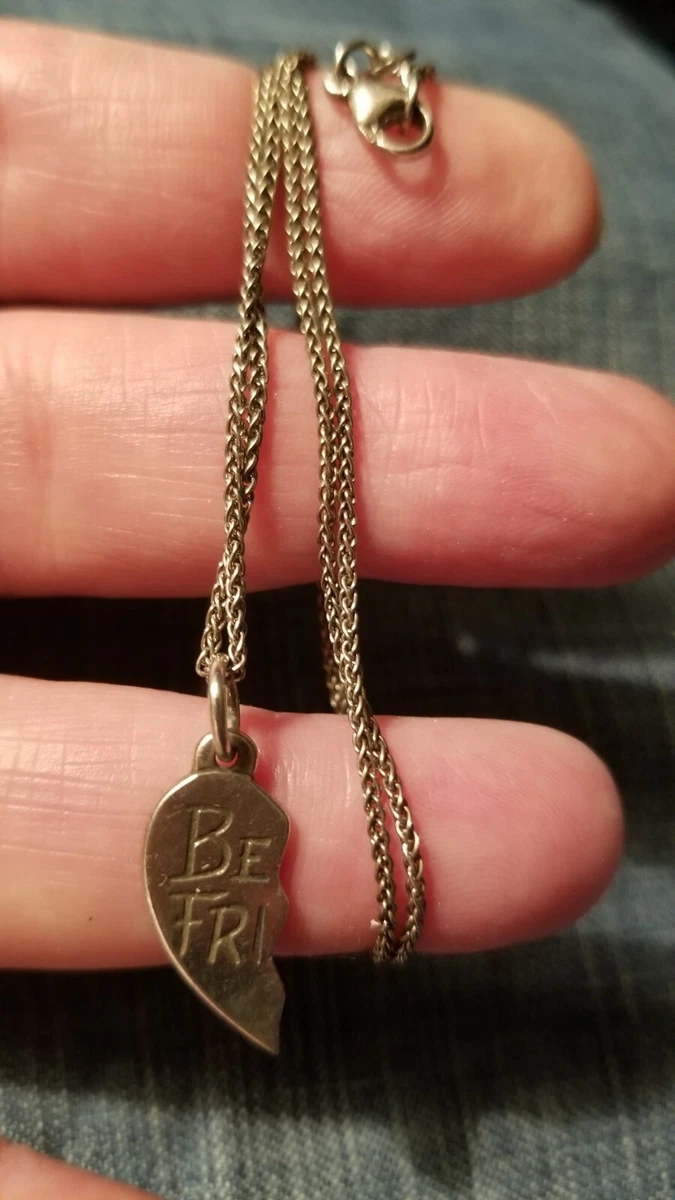 James Avery Sterling Silver Best Friend Pendant 18