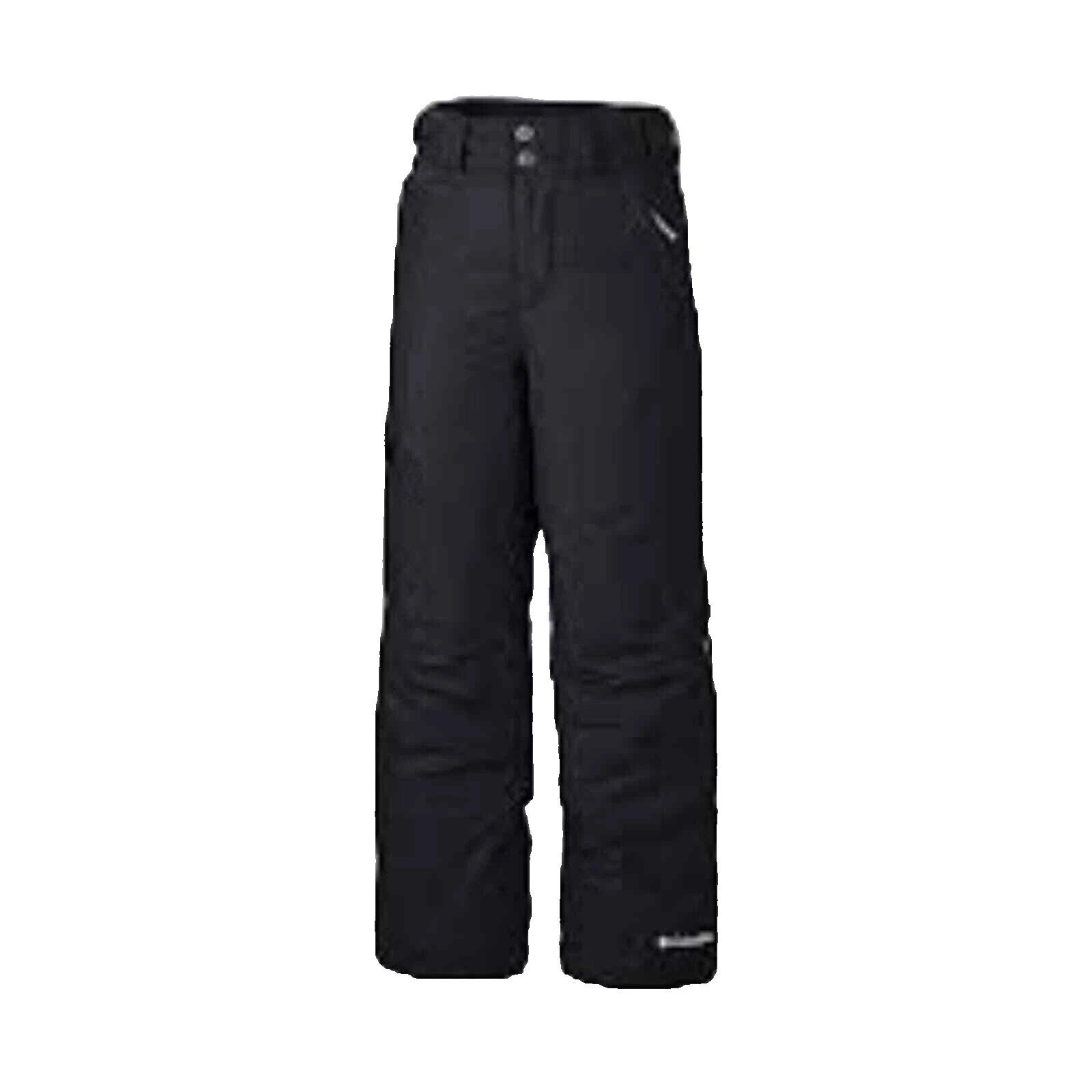 Columbia Poliéster Negro Deportes de Invierno Nieve Pantalones Y Baberos