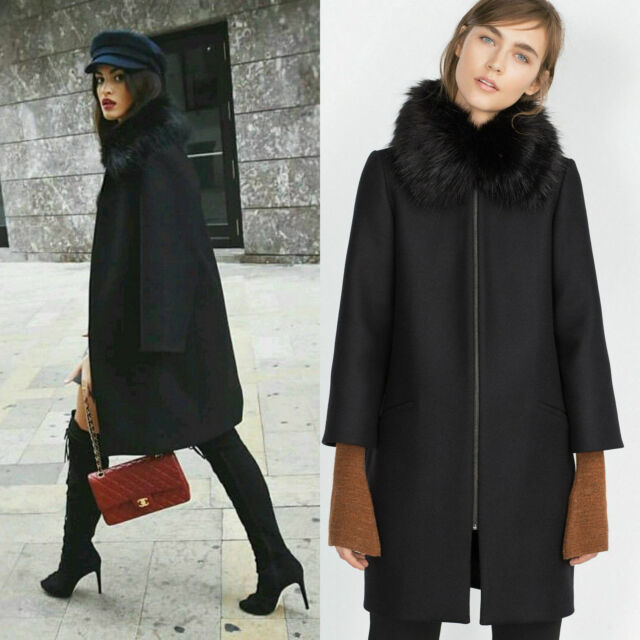 zara women black jacket