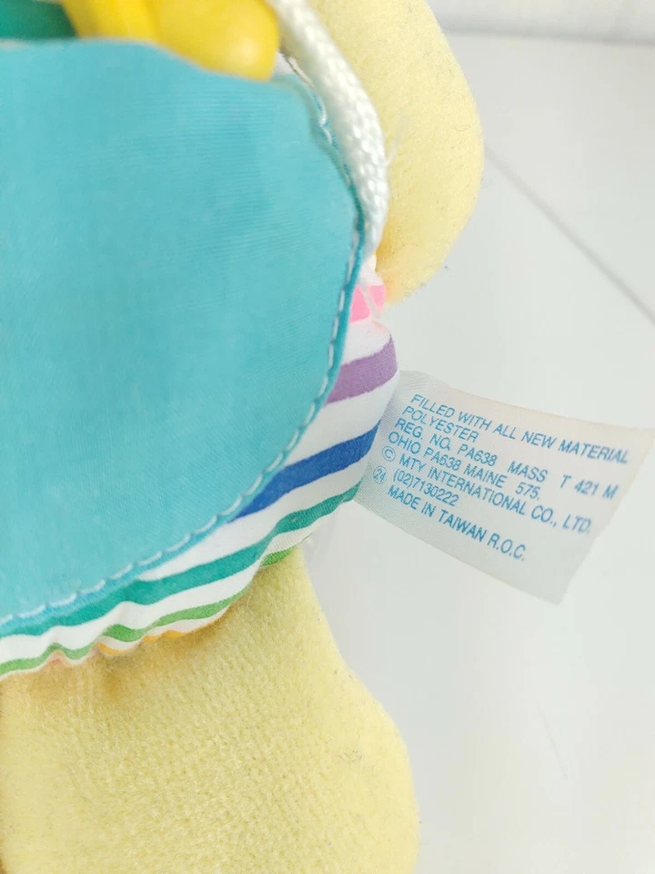 Love & Learn Dan Dee Oso de Peluche Amarillo Lovey Peluche Animal De Colección Raro Foto 2 de 4