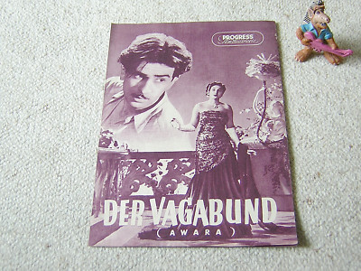 PROGRESS FILMILLUSTRIERTE Der Vagabund (Awara), DDR 1955, KINO INDIEN BOLLYWOOD