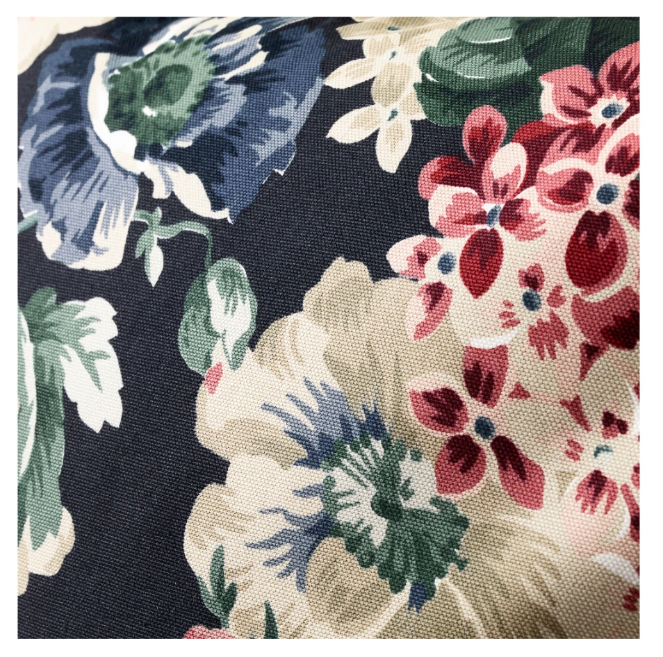 IKEA LEIKNY Kissenbezug, schwarz/mehrfarbig, 50x50 cm, 19"x19", BRANDNEU - Bild 2 von 4