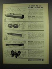 1967 Bausch  Lomb Ad - Balscope Ten, Rifle Scopes 
