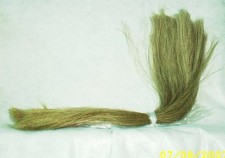 Horse Hair, Natural Silver Grey, 1 Ounce, XL 22-26 inch