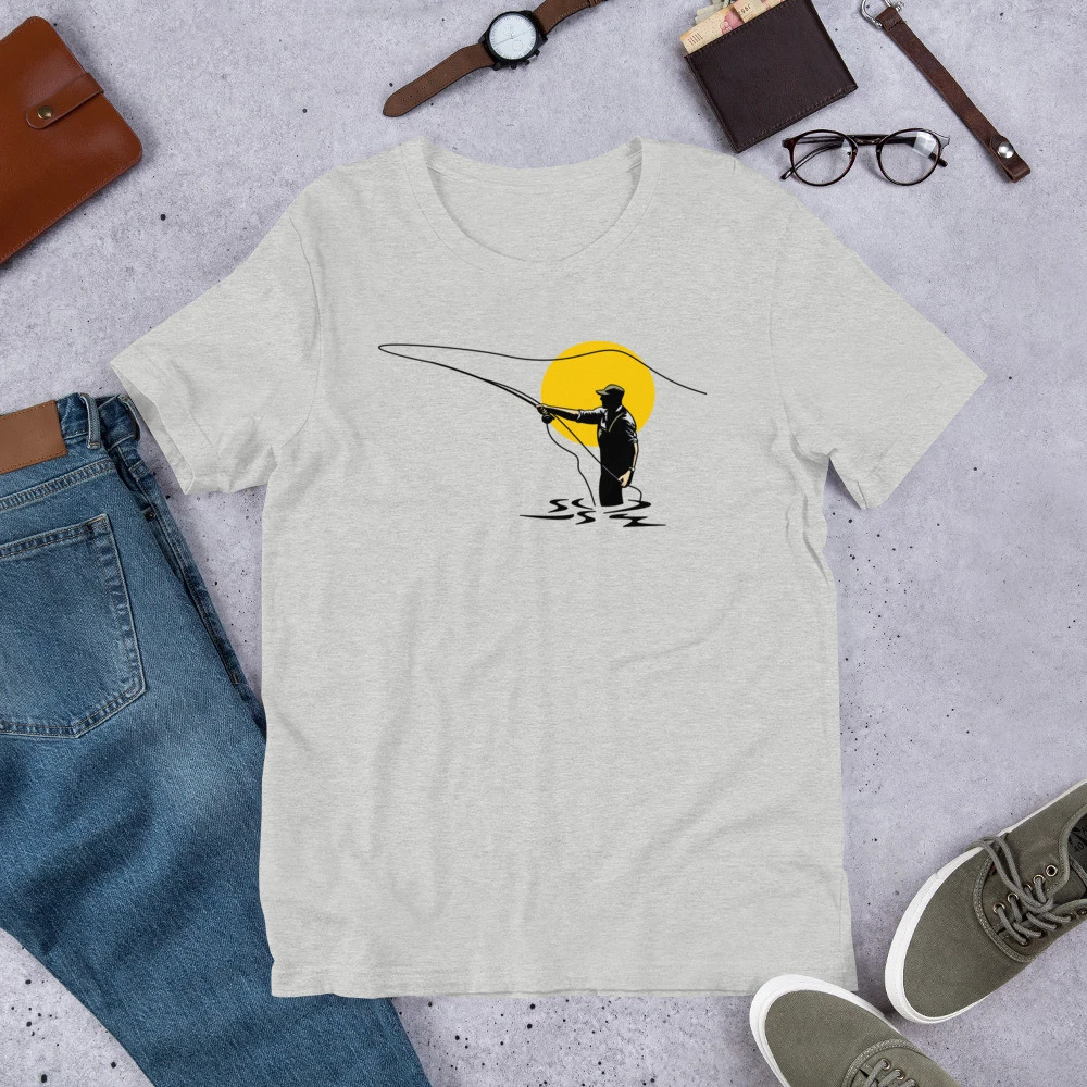 Fly Fishing Shirt - Fishing Gift For Men - FIsherman Shirt - Fishing T-Shirt