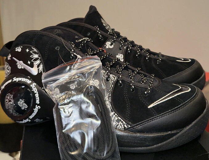 Supreme × Nike Air Zoom Flight 95 SP Nike Air Zoom Flight 95 SP Supreme Black Men's - DJ8604-001 - US
