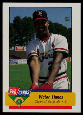 プロ野球 カード 1994 1994 Fleer ProCards Victor Llanos Savannah Cardinals | eBay