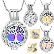 Tree of Life Urn Pendant Cremation Jewelry for Ashes Necklace Memorial Jewelry