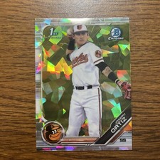 2019 Bowman Chrome Draft Sapphire Edition Joey Ortiz 1st RC Brewers Os #BDC-23