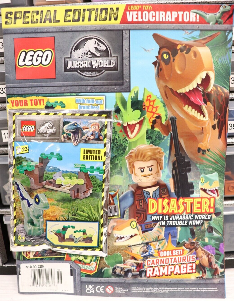 2022 LEGO Jurassic World Magazine Comic #17 Velociraptor Baby Dino