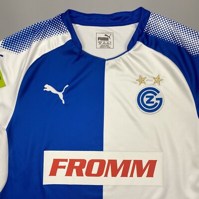 Grasshoppers 2017 2018 Home Football Shirt Soccer Jersey Puma