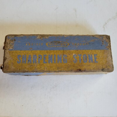 Vintage Norton JB6 Sharpening Stone, Crystolon Combination Oilstone | eBay
