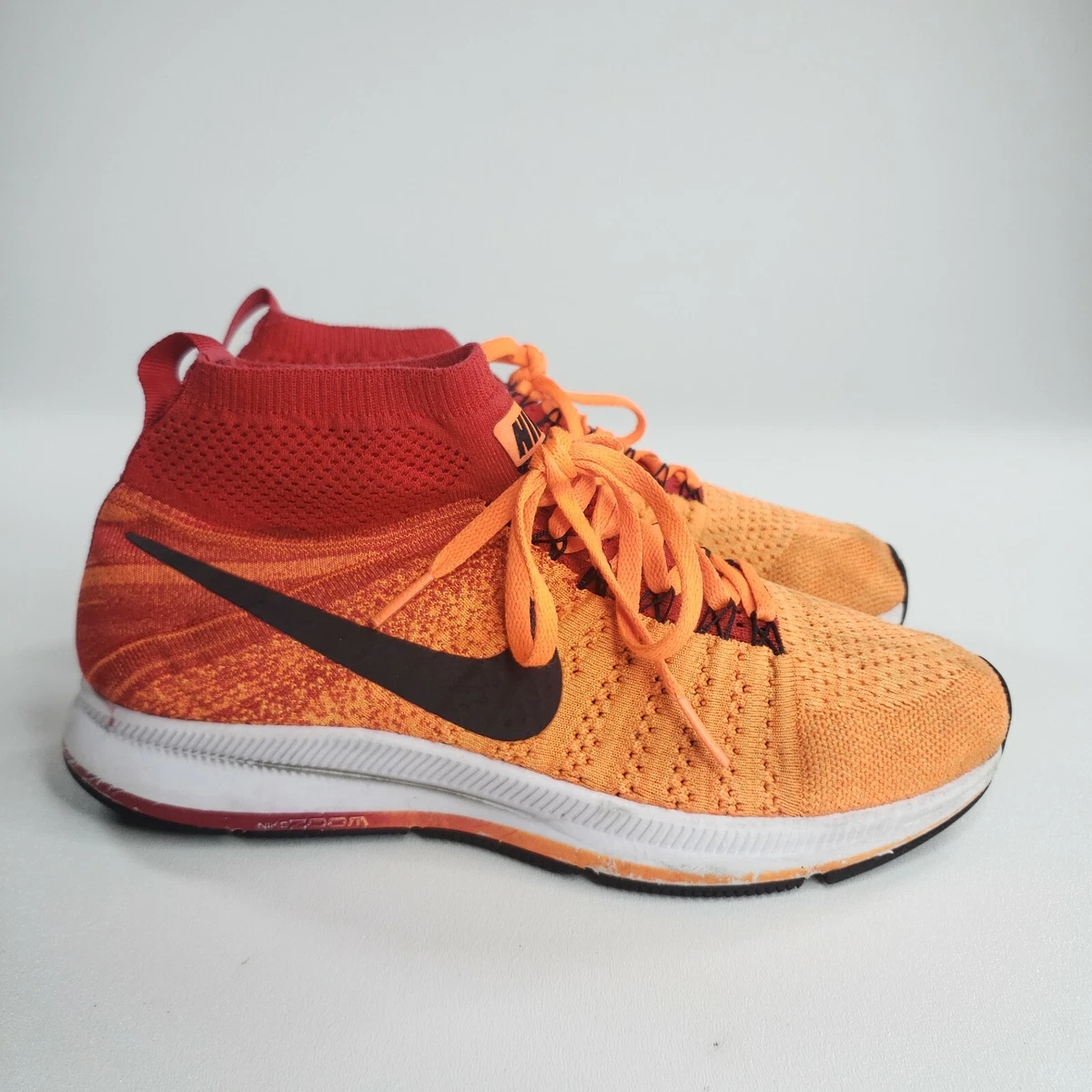 Nike Zoom Pegasus All Out Flyknit Kids Unisex Running Sneaker Size 7Y 844979-800 eBay