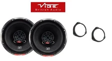 Vibe SLICK6 6.5 " Coaxial Porte Audio Enceinte pour Fiat Ducato 2006-2021 Avant