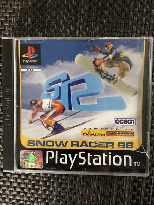 Jeu Sony Playstation 1 PS1 Snow Racer 98 complet