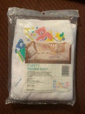 Vintage Curity Hooded Towel Baby Bears 30x36 NIP