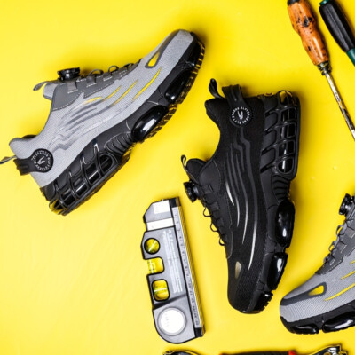 Work Boots Indestructible Safety Shoes Men Steel Toe Shoes Work Sneakers
