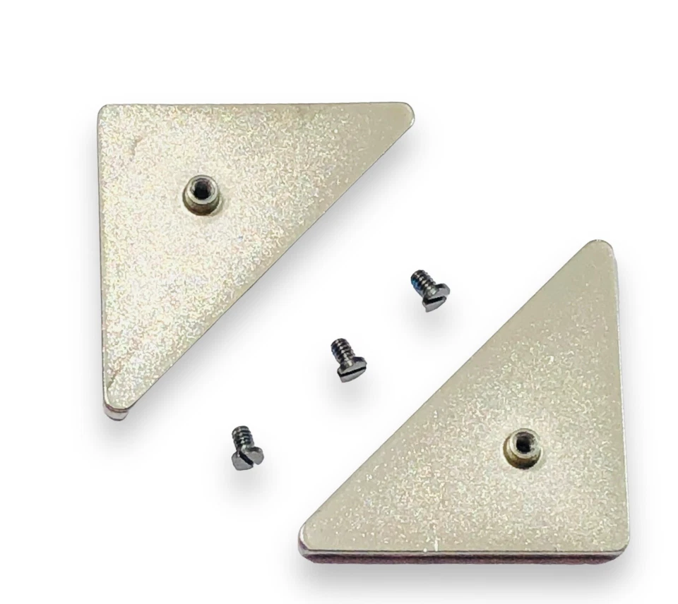 PRADA SPR 09ZS 10ZS amarillo/plateado logotipo lateral de repuesto con tornillos par genuino Foto 4 de 4