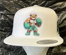 CANELO TEDDY BEAR HAT  EL CHAPO GUZMAN MEXICO HAT BOXING HAT