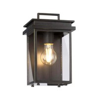 Elstead Glenview AußEn-Wandleuchte E27 26Cm Antike Bronze IP44