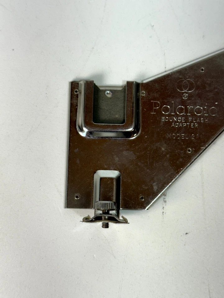 Vintage Polaroid Bounce Flash Adapter Bracket Model #291 Silver for Cameras - Image 3 of 4