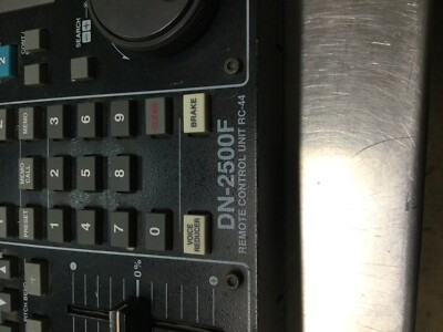 RARE DENON DN-2500F Remote Control Unit RC-44 DJ Sound Machine | eBay