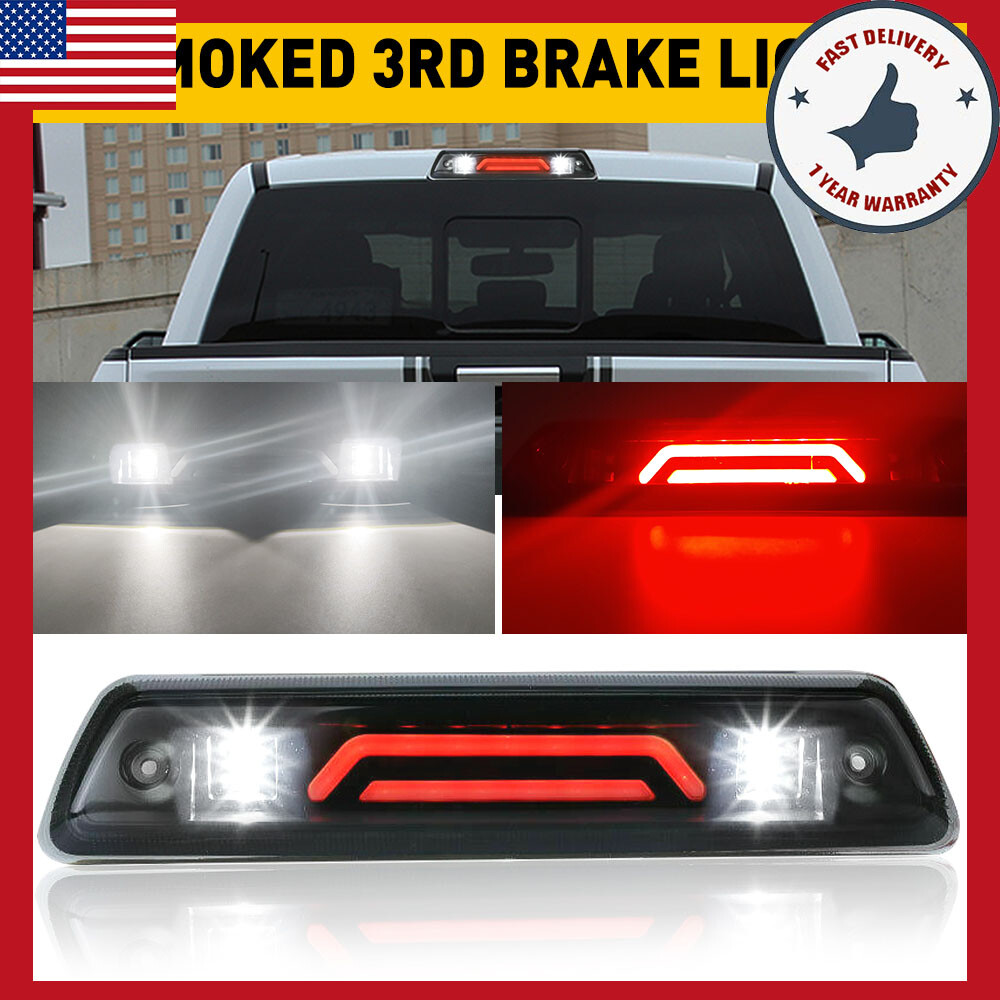 AUXITO Smoked Third Brake Light and Reverse Cargo Lamp for 09-2014 Ford F-150