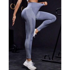 Striped High Waist Active Pants