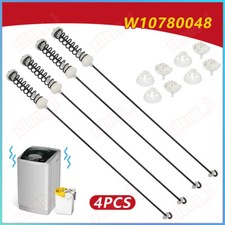 4 Pack W10780048 Washing Machine Suspension Rods Kit for Whirlpool Amana Maytag