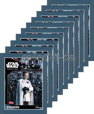 Topps - Star Wars Rogue One - Sammelsticker - 10 Tüten