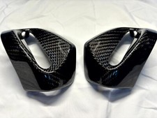 Porsche 997 Carbon Fiber Seat Belt Guide Pair 997555671 997555672