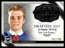 2018-19 Upper Deck The Cup Rookie Class of 2019 Lias Andersson 031/249 New York