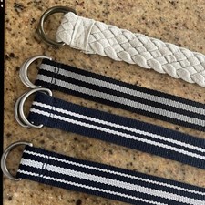 Men  s Adjustable Belts Lot Of 4 - 34 Inch Length