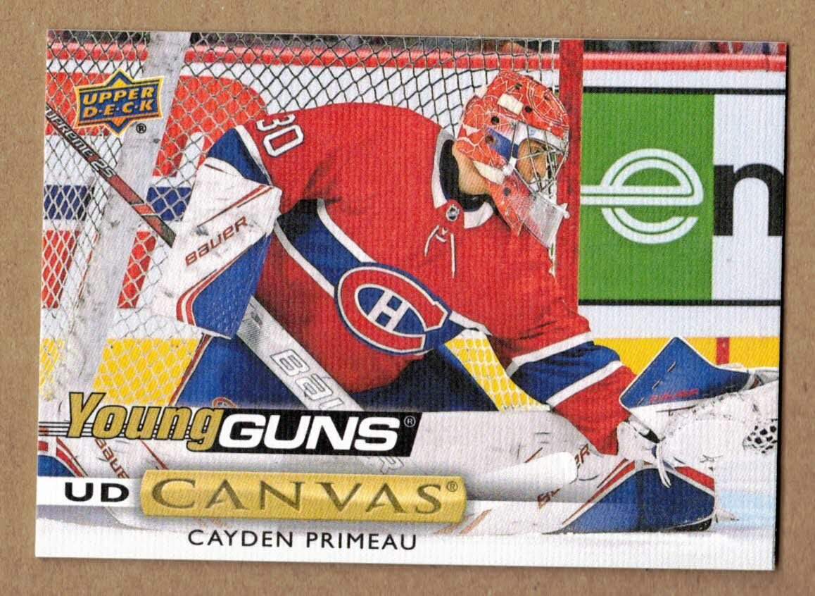 2019-20 UPPER DECK CANVAS #C213 CAYDEN PRIMEAU YG