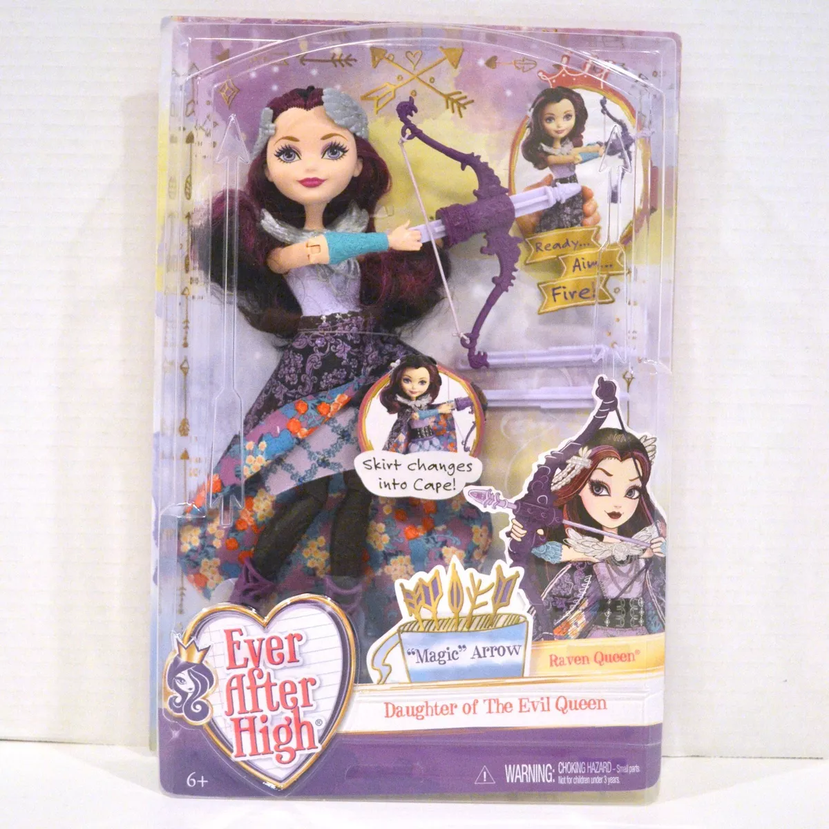  Ever After High Raven Queen Magic Arrow Dolls : Toys