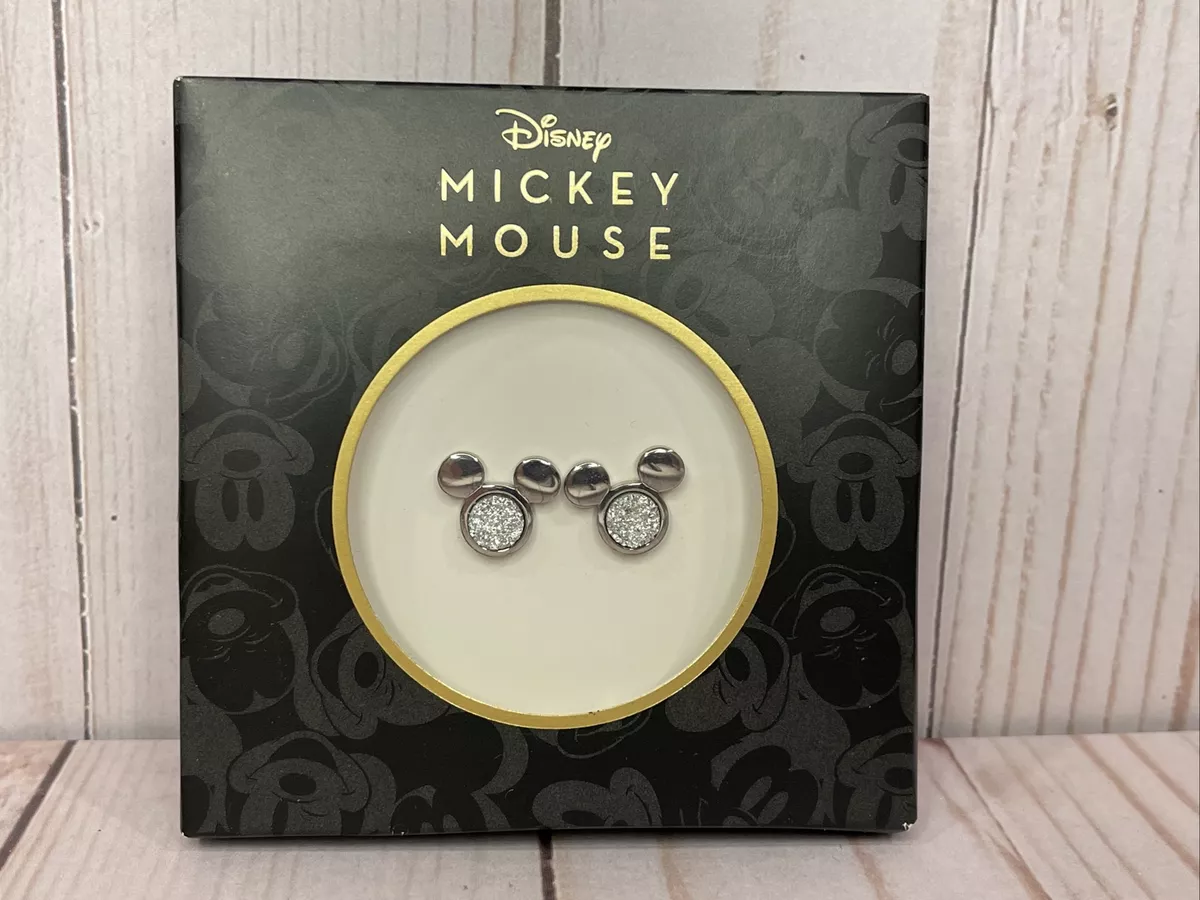 Disney Arribas Earrings - Mickey Mouse Icon Chain Dangle