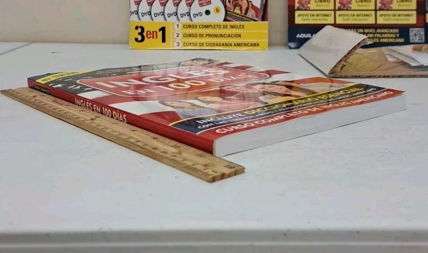 Ingles en 100 Dias-1 Libro-6 DVDs-3 CDs-Internet-English Course - Image 3 of 3