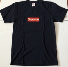 Supreme 20th Anniversary Box Logo Bogo Tee Shirt Navy Small NEW