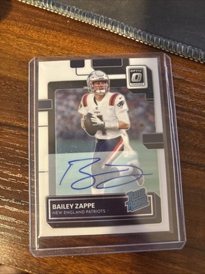 2022 Panini Donruss Optic - Rated Rookie Bailey Zappe #229 Autographs /150 (AU,