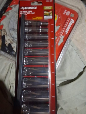 #ad Husky 3 8 In. Drive Deep Socket Set 10 Piece $35.00