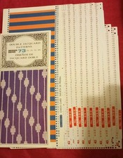 Knitmaster Knitting Machine Punchcards Double Jacquard Series 73 Cards 351-360