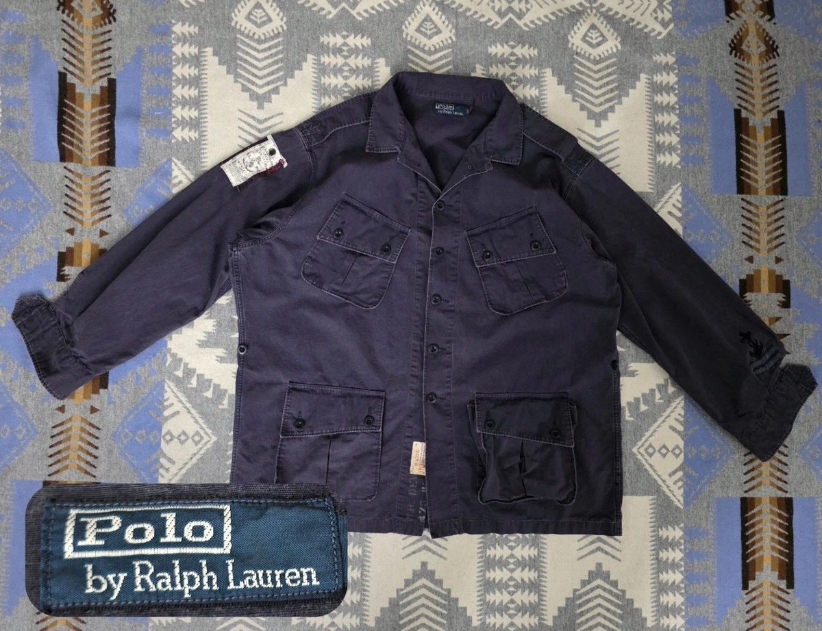 R.Lauren ネイビー ミリタリージャケット Polo Ralph Lauren Military Jacket Blue Coats, Jackets & Vests for