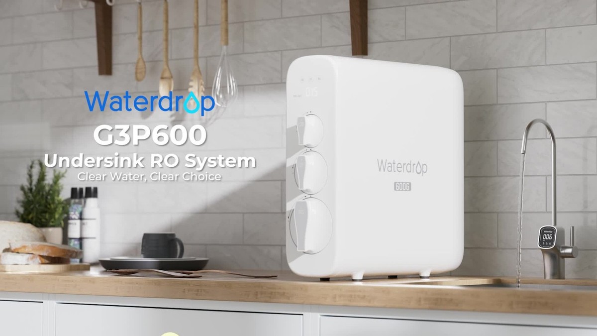 【未使用品】WaterDrop　浄水システム Waterdrop G3P600 Reverse Osmosis System 8-stage Filtration
