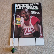 1993 Michael Jordan NOTHING BEATS GATORADE Cardboard Display/Advert. PICKUP ONLY