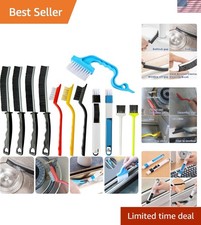 Crevice Cleaning Brush Set 12pcs Deep Gap Narrow Crack Kitchen Bathroom Tile