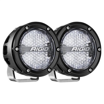 Rigid Industries 360-Series 4in LED Off-Road Diffused Beam-RGBW Backlight (Pair)