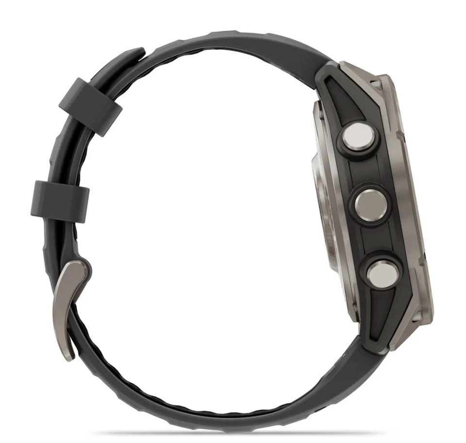 NEW Garmin fenix 8 Pro 47mm AMOLED Sapphire Graphite and Black Band 010-03198-10 - Image 4 of 4