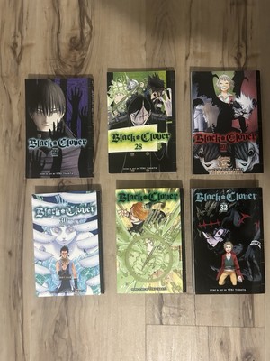 Black Clover Manga Lot English Volumes 27-32 Nice Books Anime Yuki Tabata