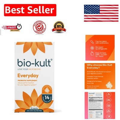 14-Strain Gut Health Probiotic Supplement - Immune & Digestive Support Capsules