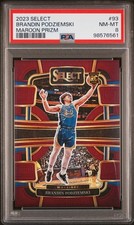2023 PANINI SELECT MAROON PRIZM #93 BRANDIN PODZIEMSKI ROOKIE RC 85/175 PSA 8